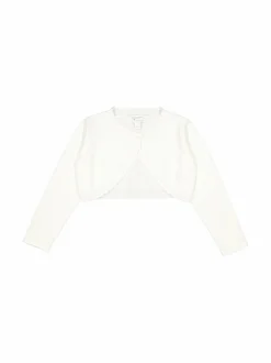 Juhlavaatteet|Juhlavaatteet<MINGNELIN Puuvillabolero NATURAL WHITE 0003