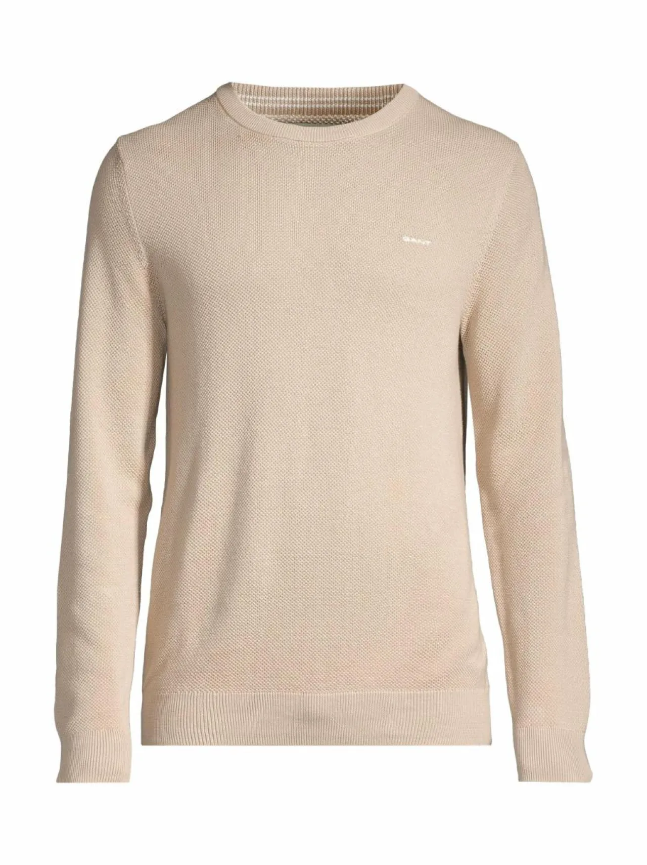 Neuleet<GANT Puuvillainen pikeeneule 277 DRY SAND