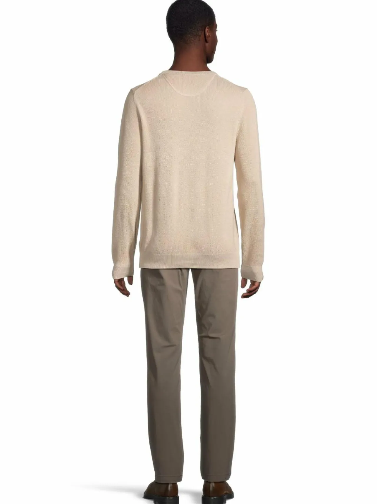 Neuleet<GANT Puuvillainen pikeeneule 277 DRY SAND