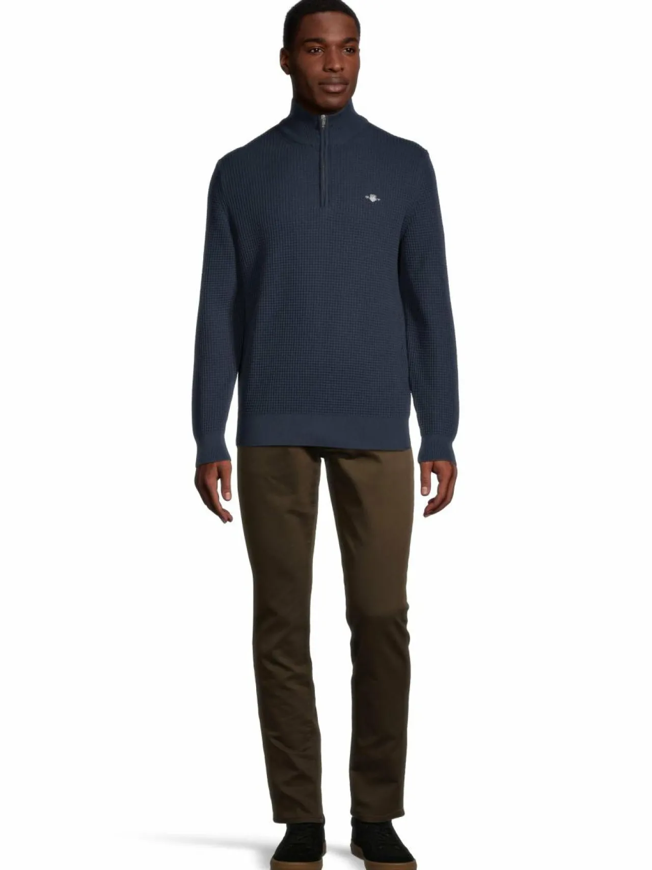 Neuleet<GANT Puuvillaneule 433 EVENING BLUE