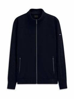 Takit<Bugatti Puuvillaneuletakki NAVY