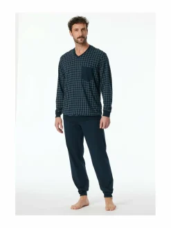 Schiesser Pyjamahousut ja -paita^ Pyjamat & Kylpytakit