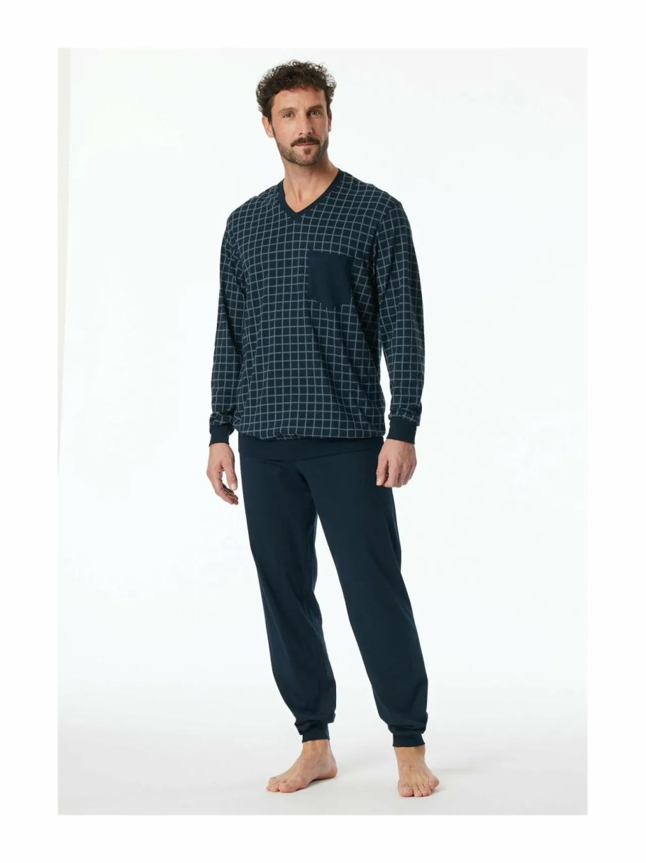 Schiesser Pyjamahousut ja -paita^ Pyjamat & Kylpytakit
