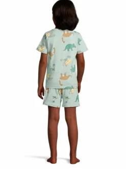Yöasut & Kylpytakit<Lindex Pyjamasetti 2-osainen 7782 LIGHT DUSTY TURQUOISE