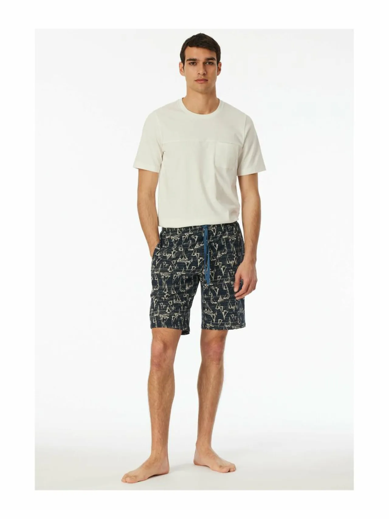 Pyjamat & Kylpytakit<Schiesser Pyjamashortsit 815 NAVY