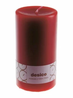 Kynttilät & Lyhdyt<Desico Pöytäkynttilä 140 mm CRANBERRY