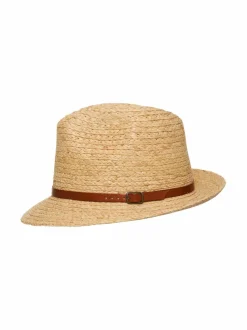 Hatut & Pipot<Sauso Rafael-olkihattu NATURAL/COGNAC