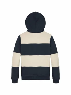 Colleget & Hupparit|Colleget & Hupparit<Tommy Hilfiger Raidallinen huppari 0A6 DARK NIGHT CLASSIC BEIGE STRIPE