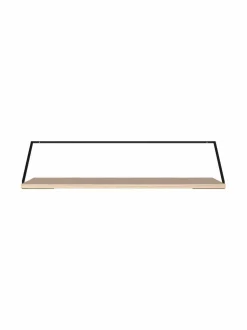 Työpöydät<Audo Copenhagen Rail -kirjoituspöytä RAL9005 BLACK, NATURAL OAK