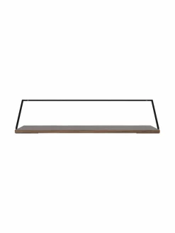 Työpöydät<Audo Copenhagen Rail -kirjoituspöytä RAL9005 BLACK, DARK STAINED OAK