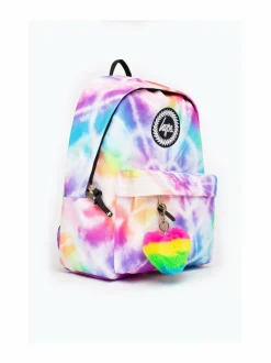 Just Hype Rainbow heart tie dye -reppu^ Reput & Laukut