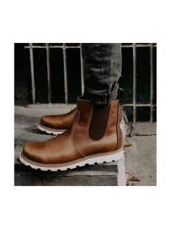 Nilkkurit<Pomar RAJA Miesten GORE-TEX® ekologiset nilkkurit OAK TERRA PULL-UP/WHT.SOLE