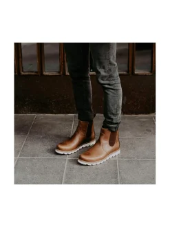 Nilkkurit<Pomar RAJA Miesten GORE-TEX® ekologiset nilkkurit OAK TERRA PULL-UP/WHT.SOLE