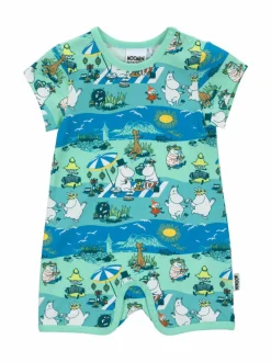 Bodyt & Potkupuvut<Muumi Rantapäivä-leikkipuku TURQUOISE