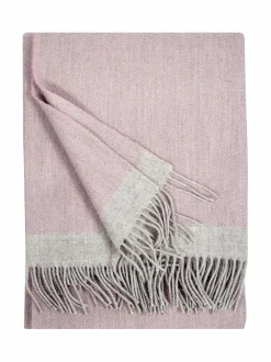 Huovat & Päiväpeitot<Lapuan Kankurit Rauha-villahuopa 130 x 180 cm ROSE-BEIGE