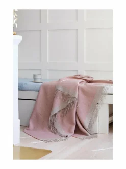 Huovat & Päiväpeitot<Lapuan Kankurit Rauha-villahuopa 130 x 180 cm ROSE-BEIGE