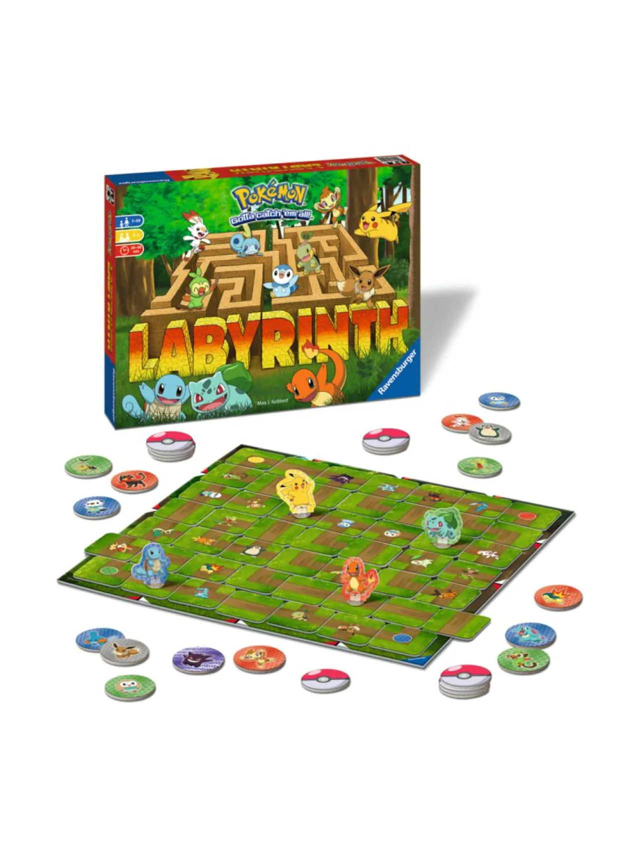 Pelit<POKEMON RAVENSBURGER lautapeli Pokémon Labyrintti