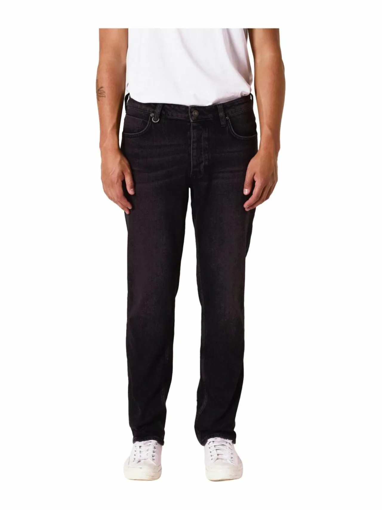 Farkut<NEUW Ray Straight -farkut BRAVOWASHED BLACK