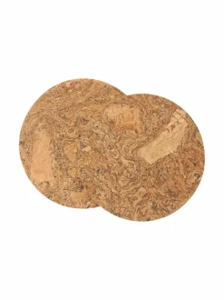 Keittiö- & Kattaustekstiilit<Casa Stockmann Rea-korkkilasinaluset 4 kpl NATURAL