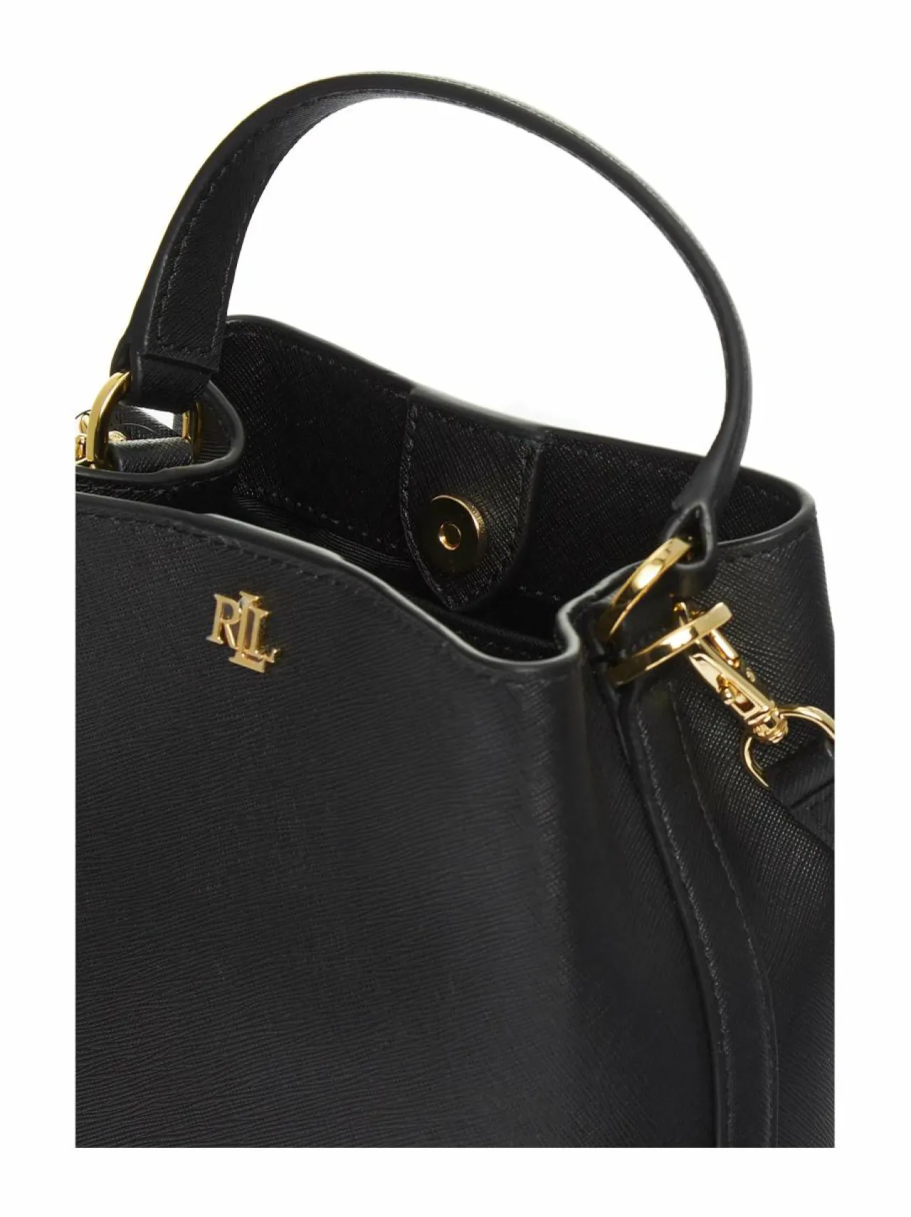 Käsilaukut<Lauren Ralph Lauren Reese Small Bucket -laukku BLACK