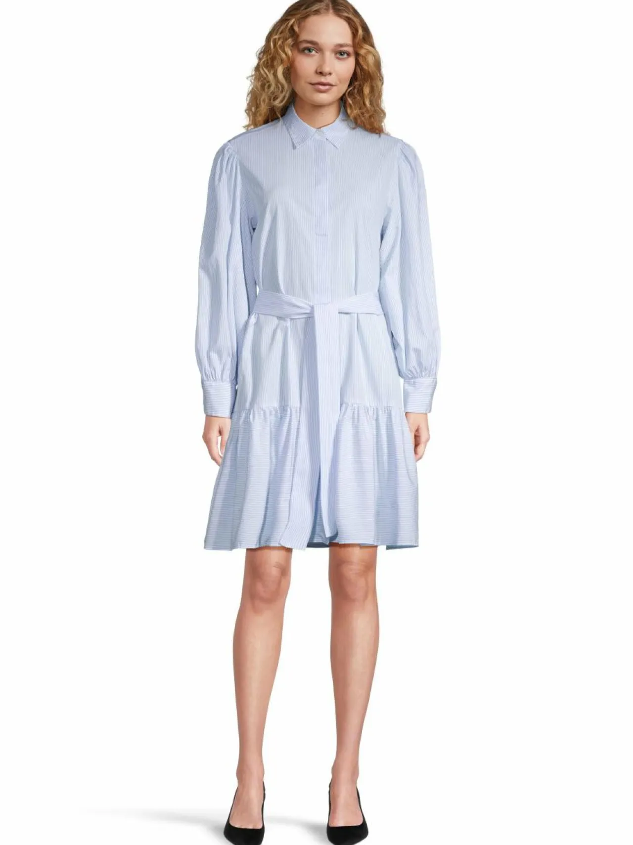 GANT Regular Classic -raidallinen popliinimekko^ Mekot