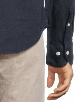Paidat<GANT Regular Fit Garment Dyed -pellavapaita 433 EVENING BLUE