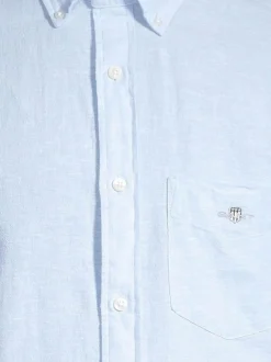 Paidat<GANT Regular Fit -pellavapaita 457 FRESH BLUE
