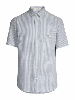 Paidat<GANT Regular Fit Seersucker -kauluspaita 407 RICH BLUE