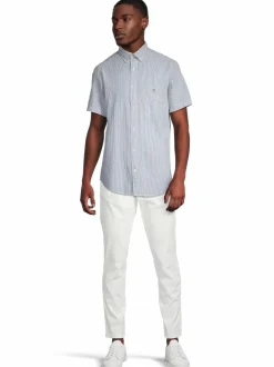 Paidat<GANT Regular Fit Seersucker -kauluspaita 407 RICH BLUE