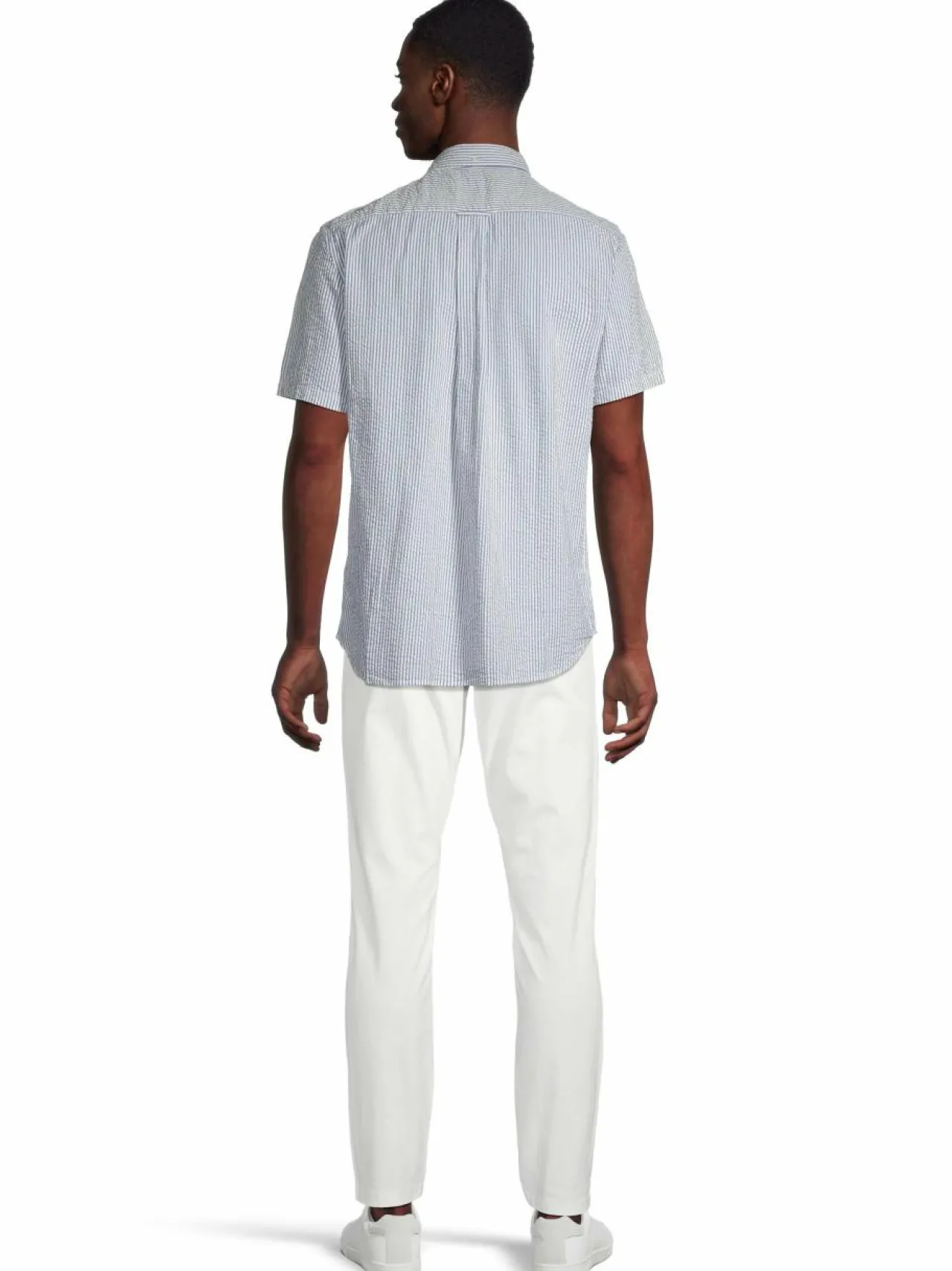 Paidat<GANT Regular Fit Seersucker -kauluspaita 407 RICH BLUE