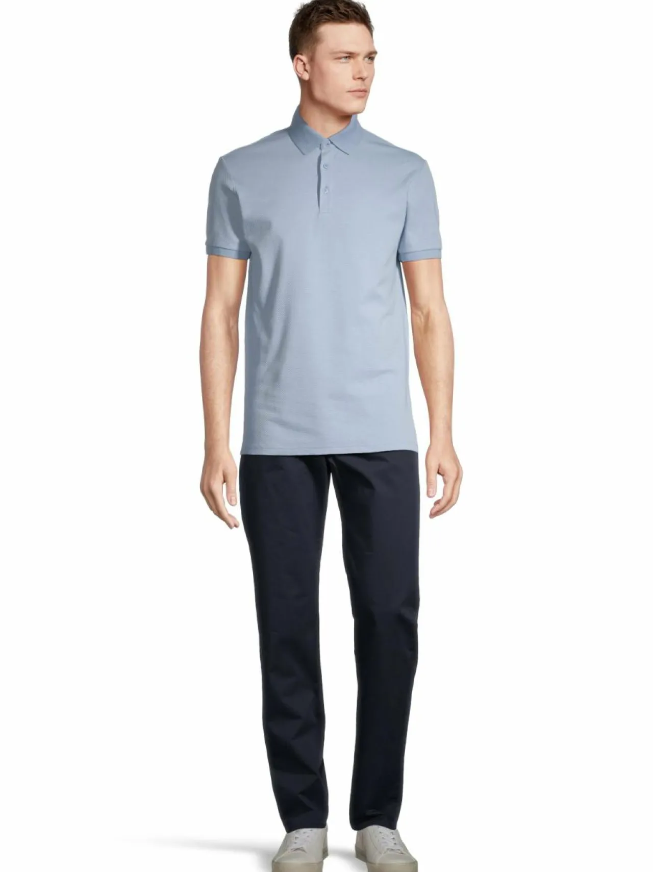Housut<GANT Regular Twill -chinot 410 MARINE
