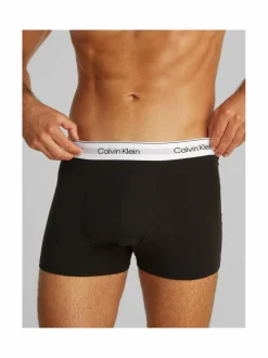 Alusasut<Calvin Klein Underwear Relaxed Dart -alushousut 3-pack MP1 BLACK WHITE GREY HEATHER