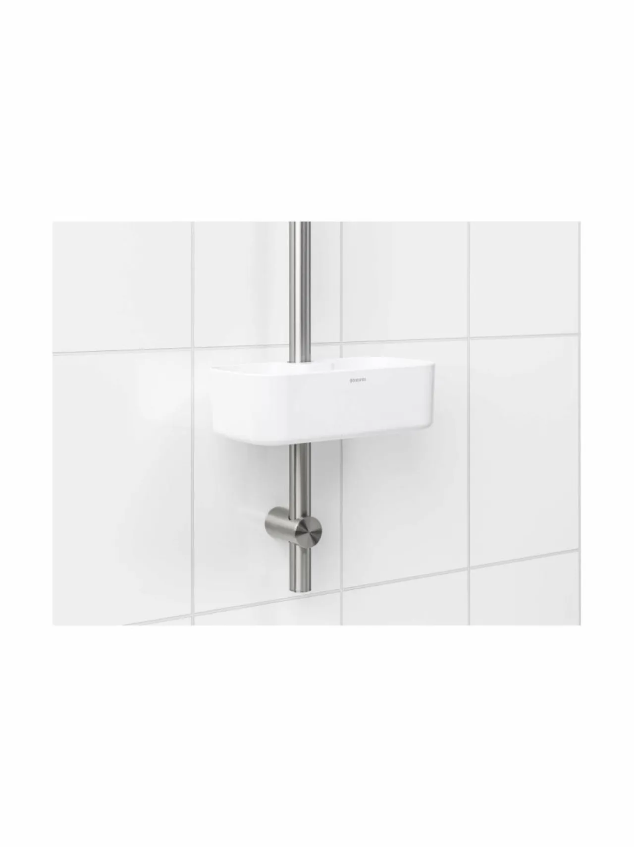 Kylpyhuonetarvikkeet<Brabantia ReNew-suihkuteline WHITE