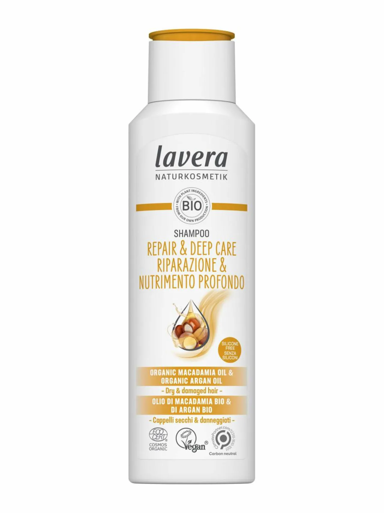 Lavera Repair & Deep Care -shampoo, 250ml^ Hiustenhoito