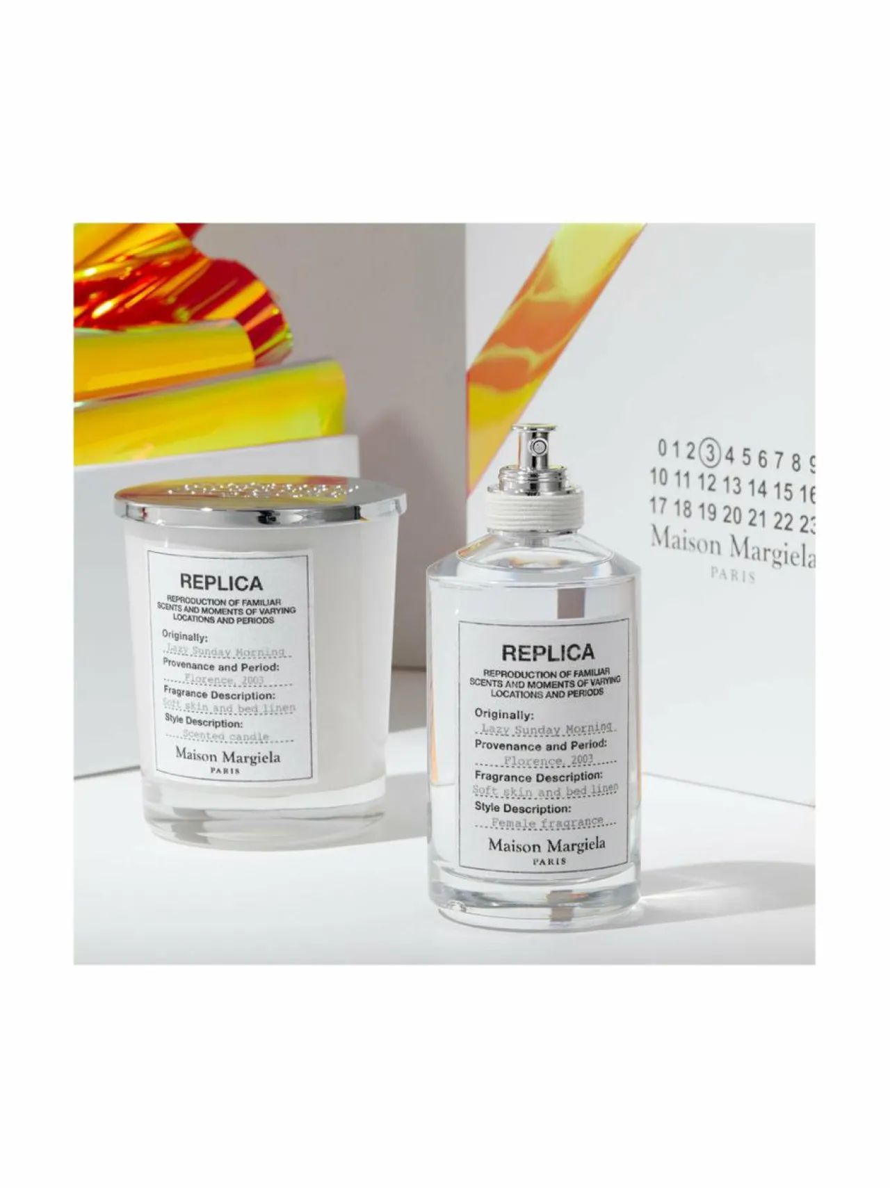 Maison Margiela Replica Lazy Sunday Morning Candle -tuoksukynttilä 165 g^ Huonetuoksut & Tuoksukynttilät