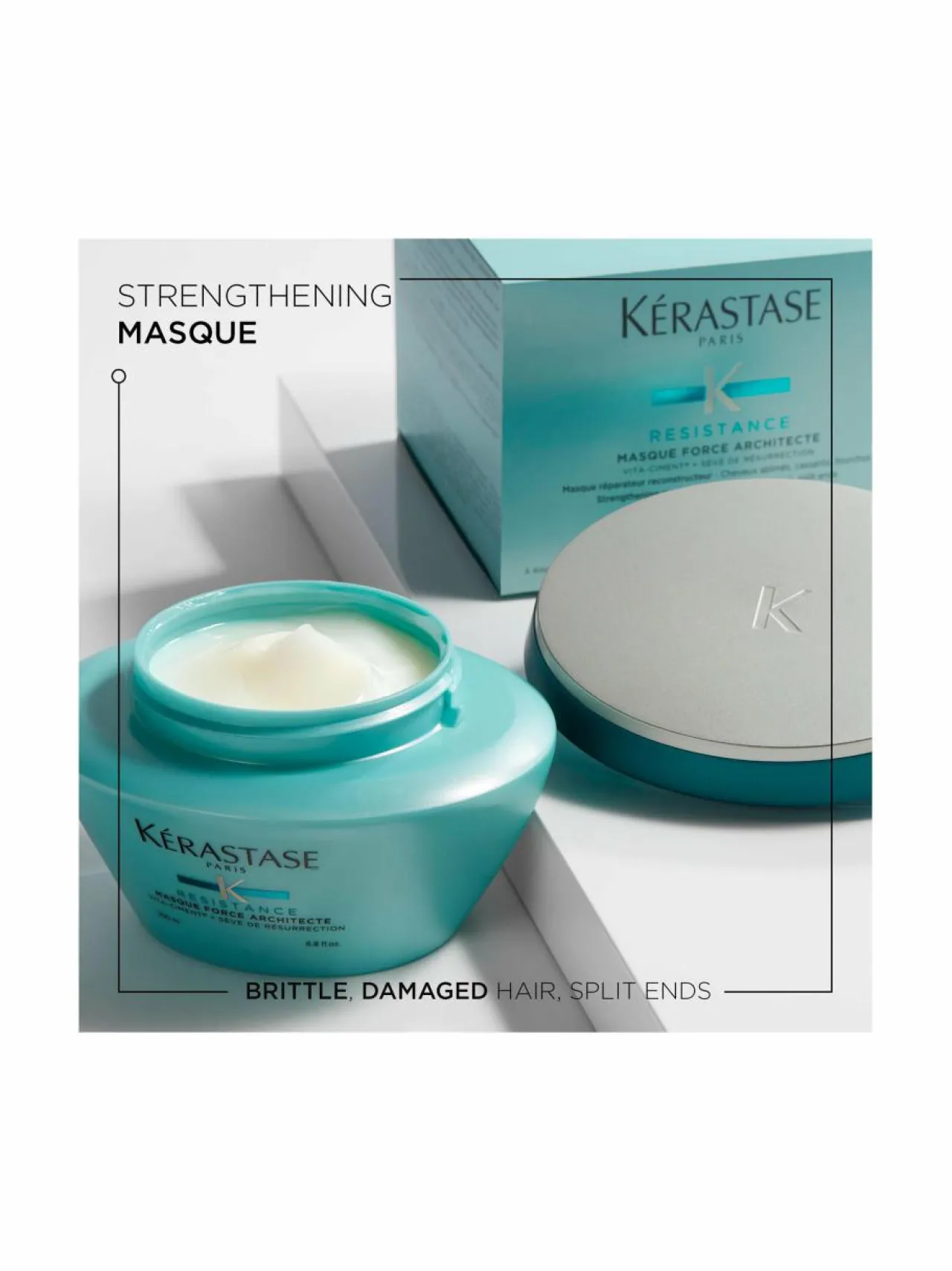 Kerastase Resistance Masque Force Architecte -hiushoitonaamio 200 ml^ Hiustenhoitotuotteet