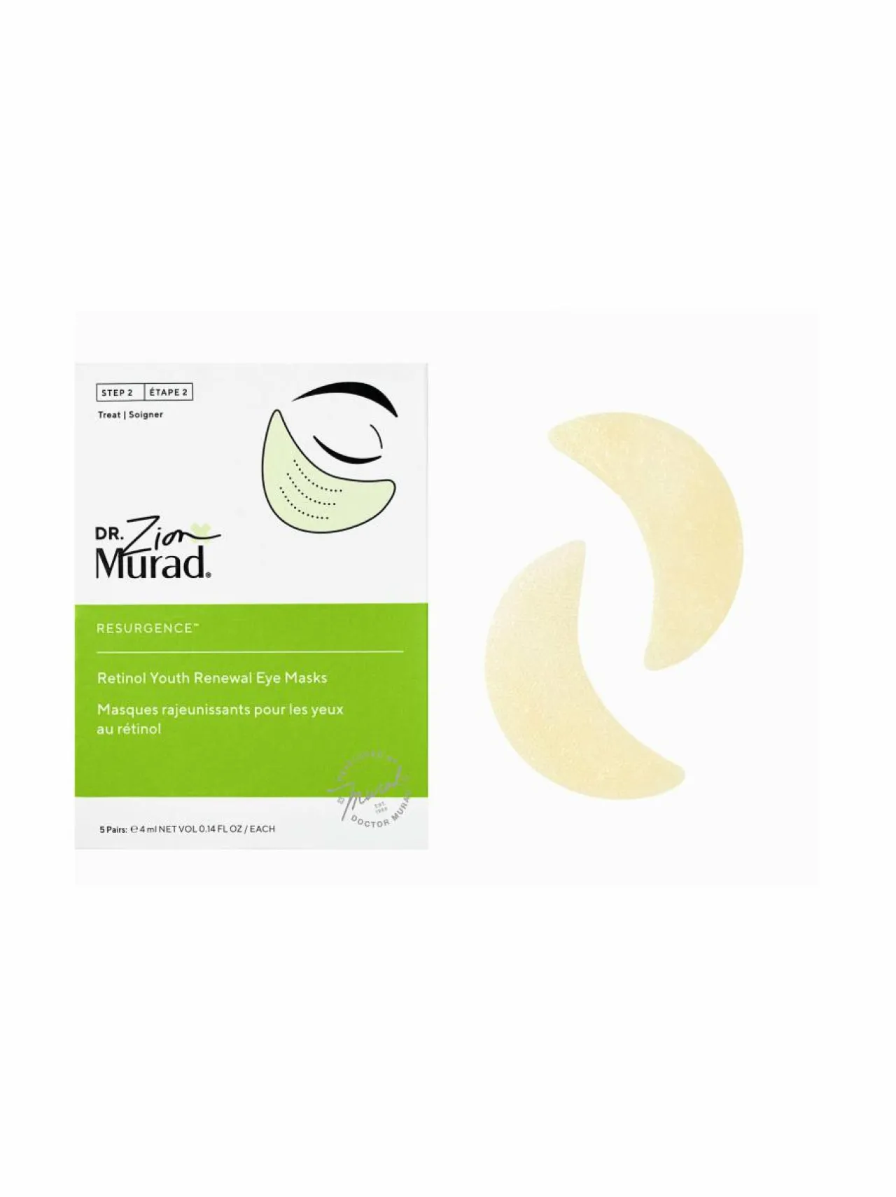 Kasvojenhoito<Murad Retinol Youth Renewal Eye Mask -silmänympärysnaamiot, 5 paria NOCOL