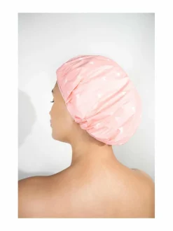 Hiustarvikkeet<Brushworks Reversible Shower Cap Heart Pattern -suihkumyssy