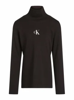 Calvin Klein Kids Rib Slim Rollneck -paita^ Pitkähihaiset Trikoopaidat