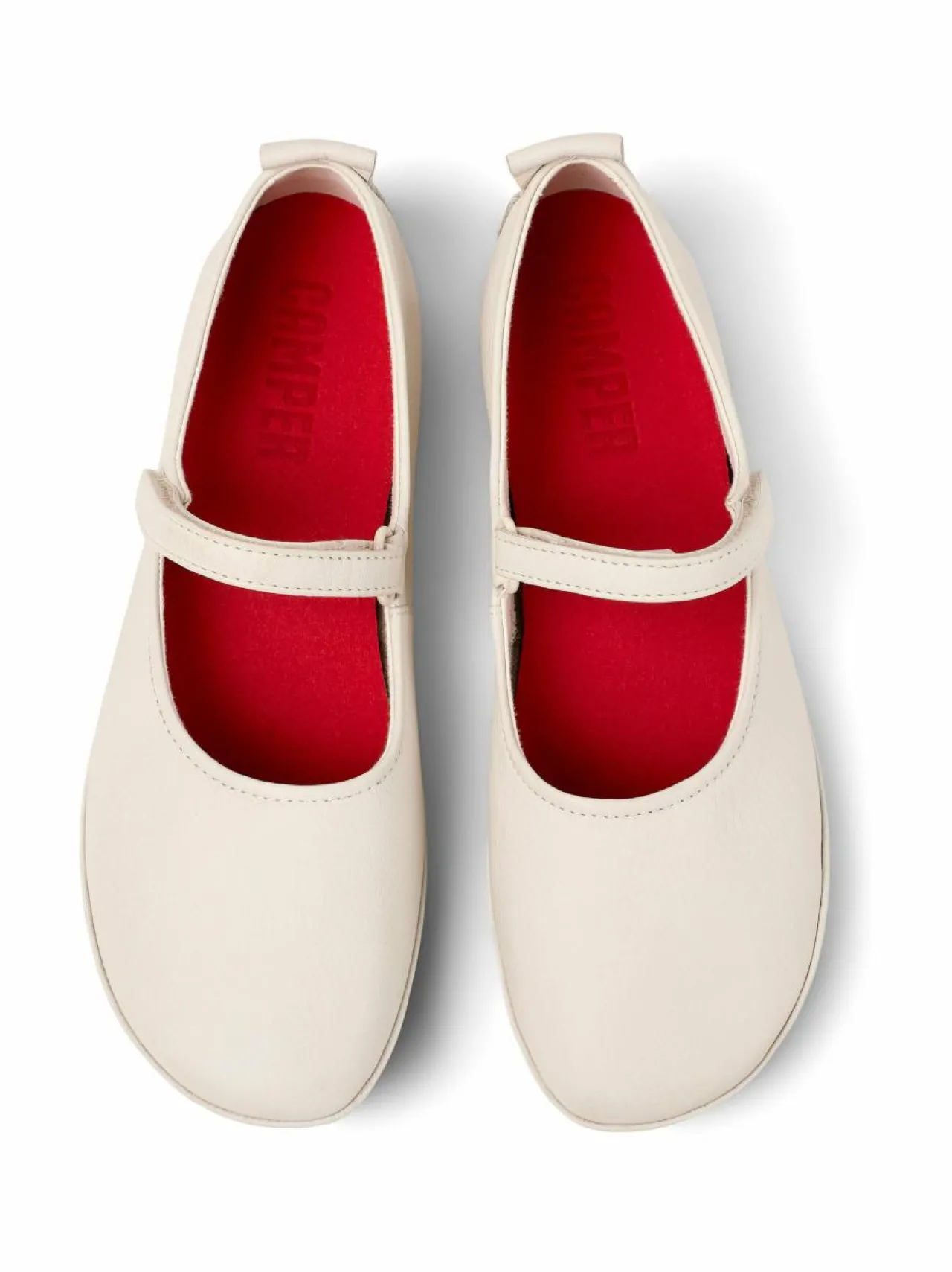 Avokkaat & Korkokengät<Camper Right Nina Strap Ballerina -nahkakengät 024 HOUSTON/ISLA RY NEGRO