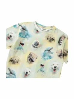 Molo Riley Smiling Animals t-paita^ T-Paidat|T-Paidat