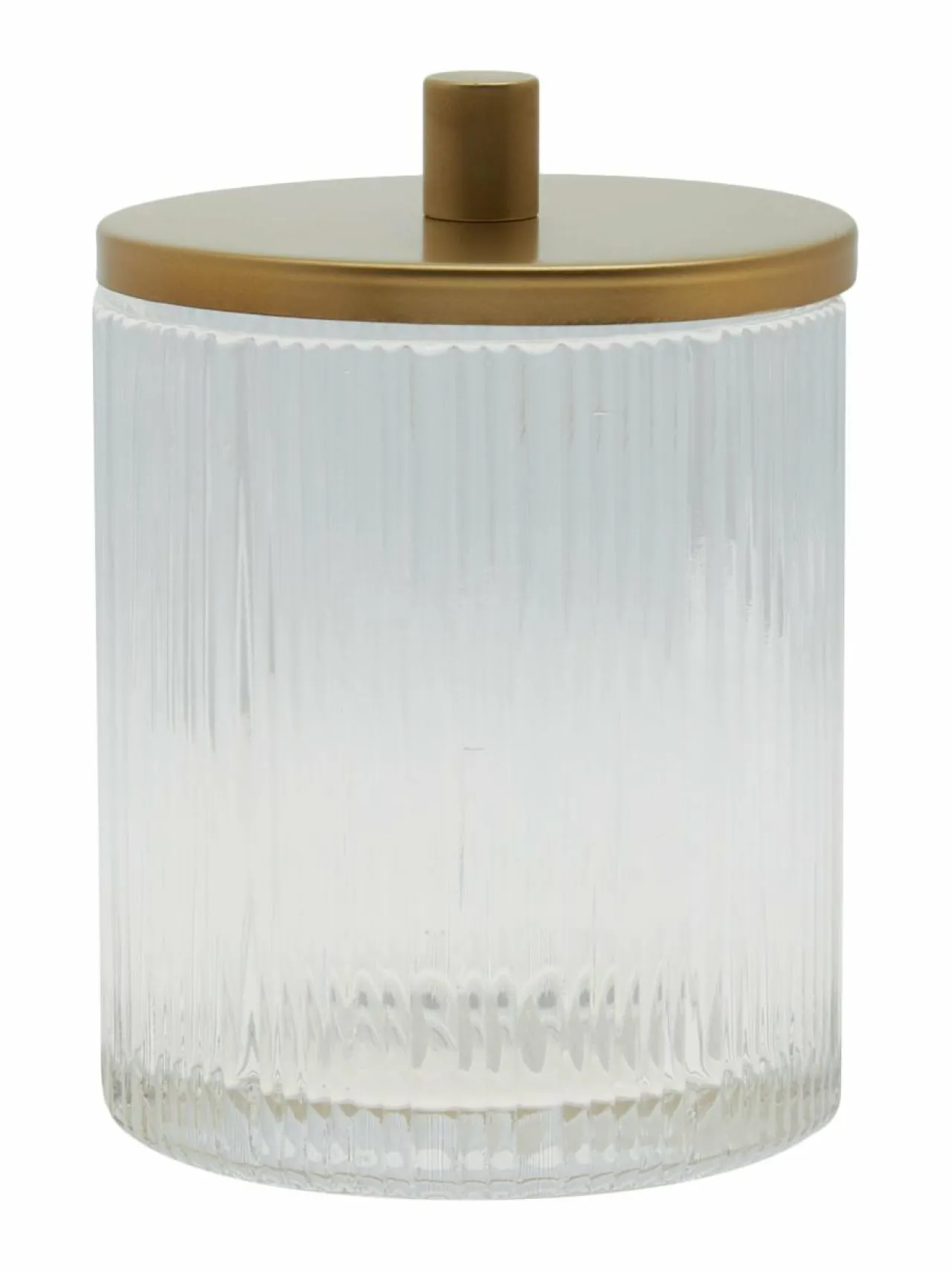 Kylpyhuonetarvikkeet<Villa Stockmann Rimini- lasinen vanurasia kannella CLEAR GLASS/MATT GOLDEN