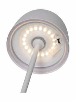 Muut Joulukoristeet<Star Trading Ronda USB- ladattava pöytävalaisin, ulko- ja sisäkäyttöön 11 x 11 x 34,5 cm VALKOINEN