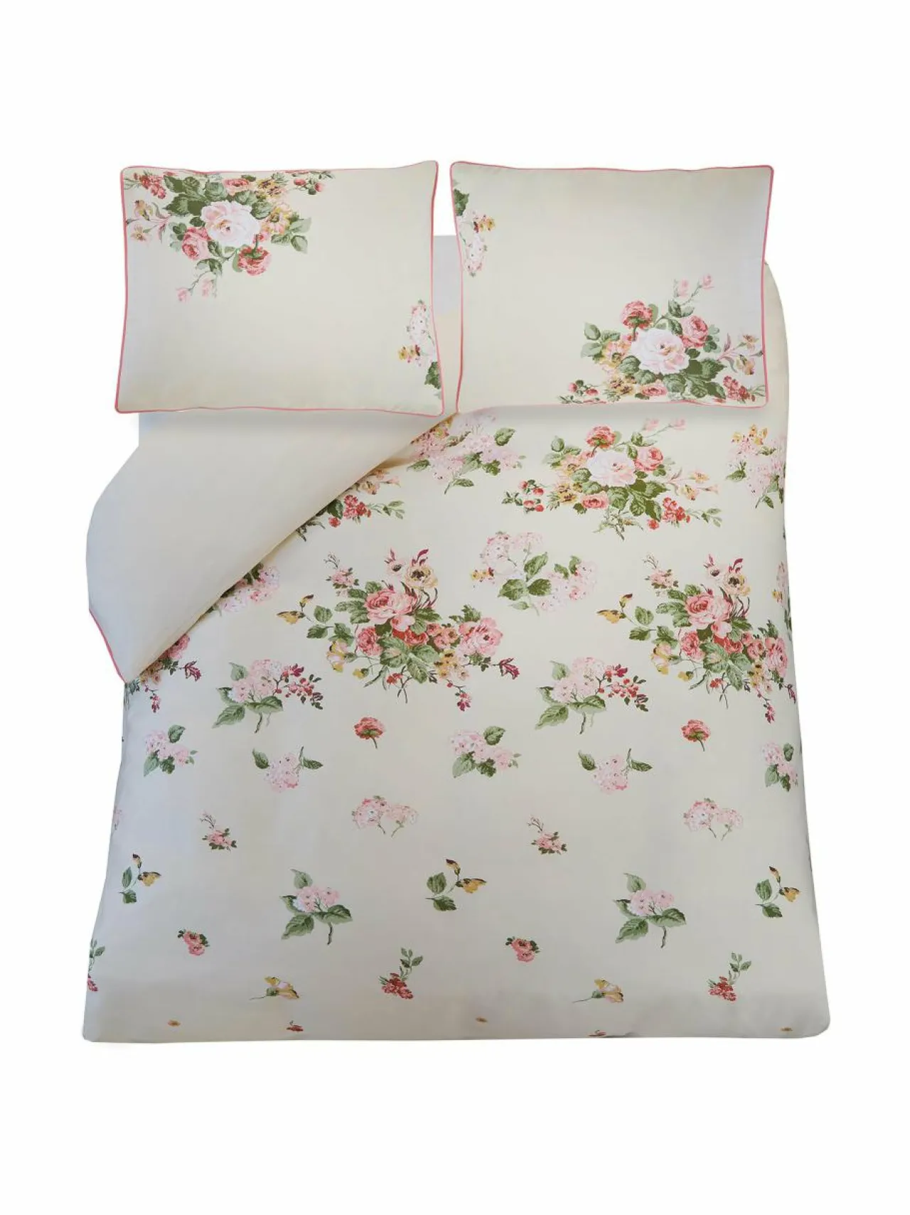 Liinavaatteet<Laura Ashley Rosemore-satiinipussilakanasetti 59 PALE PINK