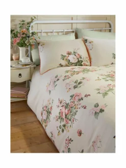 Liinavaatteet<Laura Ashley Rosemore-satiinipussilakanasetti 59 PALE PINK