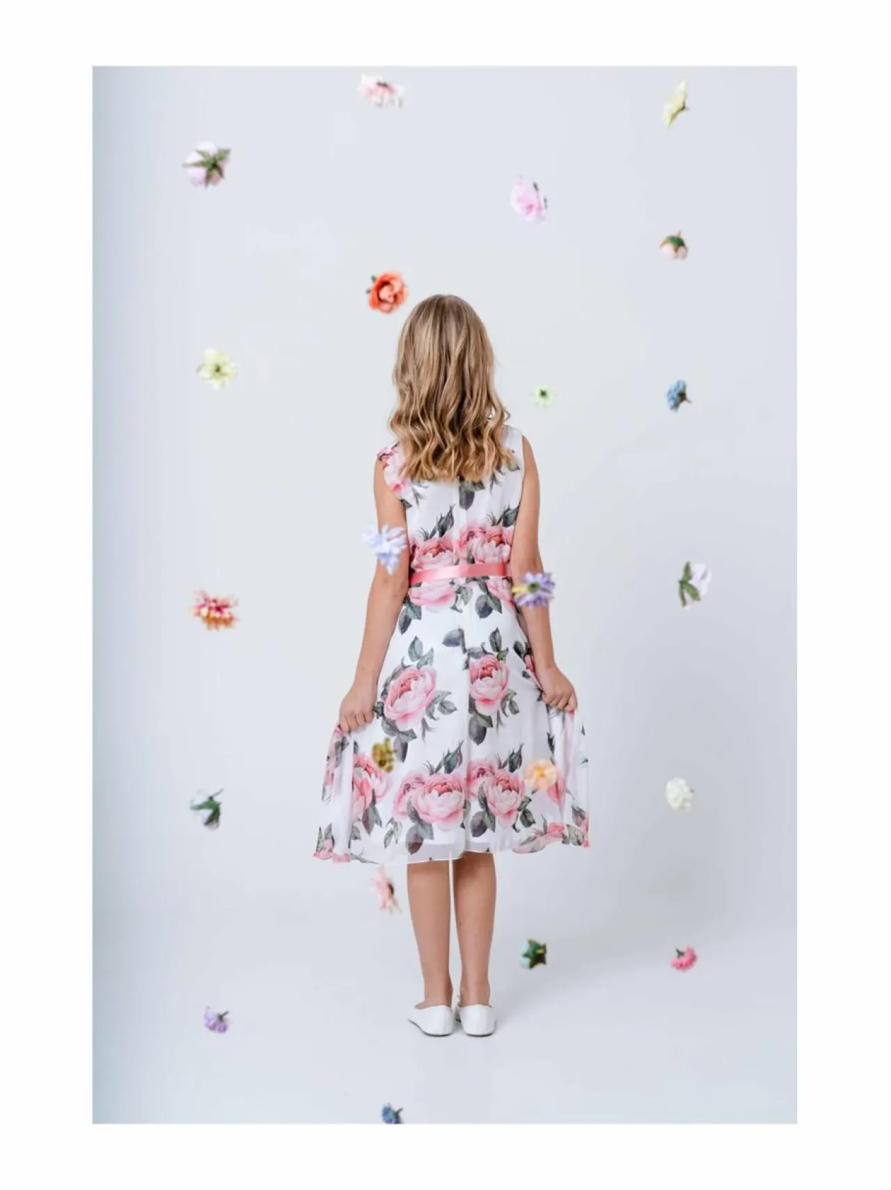 Mekot & Hameet|Mekot & Hameet<MINGNELIN Rosy-mekko 101 WHITE PINK
