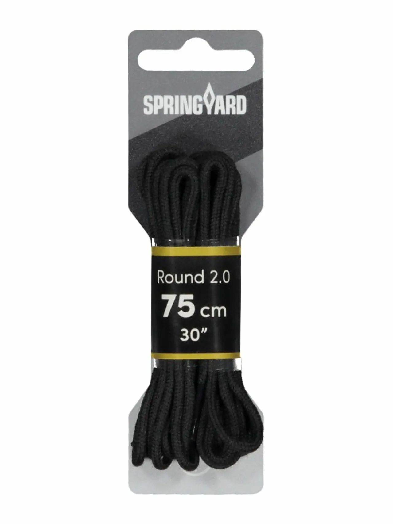 Tarvikkeet|Tarvikkeet<Springyard Round 2.0 -kengännauhat 75 cm BLACK
