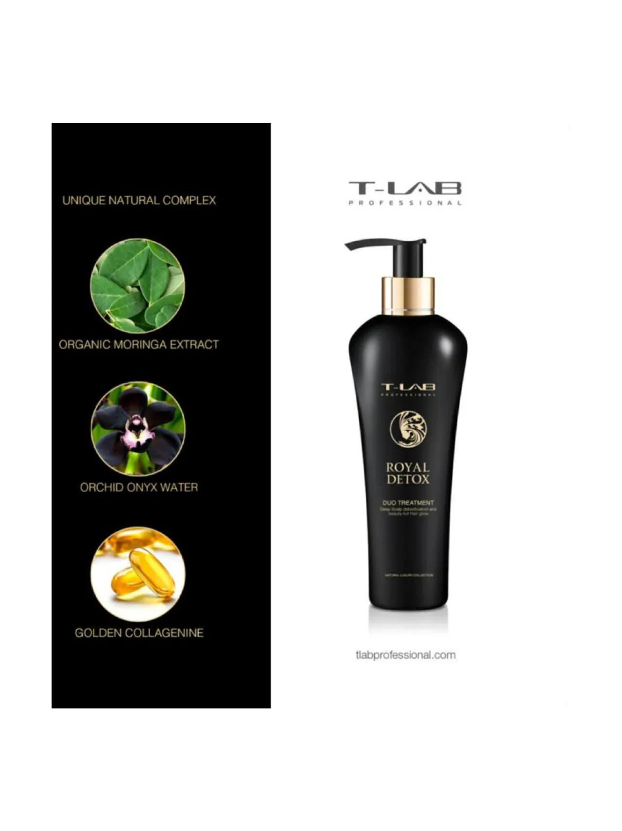 Hiustenhoito<T-LAB Professional Royl Detox Duo Treatment -detox hoitoaine 300ml