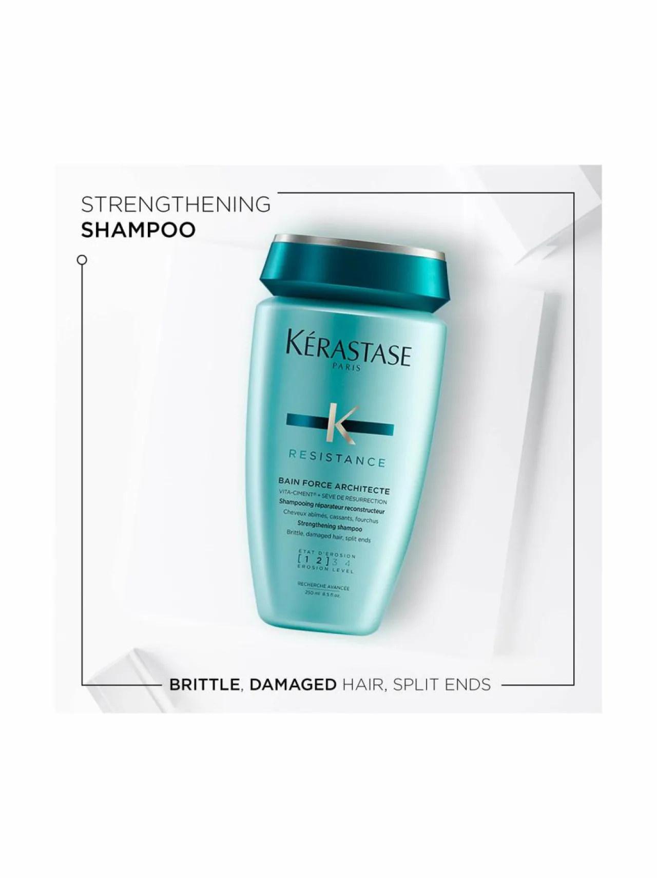 Kerastase Résistance Bain Force Architecte -shampoo 250 ml^ Hiustenhoitotuotteet