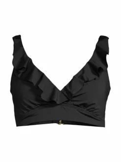 Uima-Asut<Lauren Ralph Lauren Ruffle Underwire Bra -bikiniyläosa BLACK